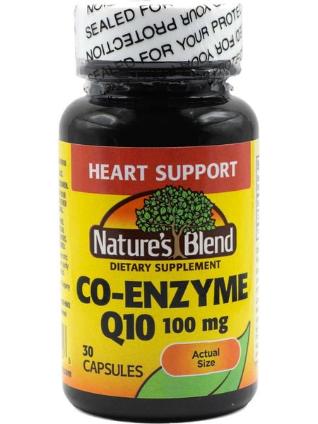 Nature's Blend, Co-enzyme Q10 100 mg, 30 Capsules