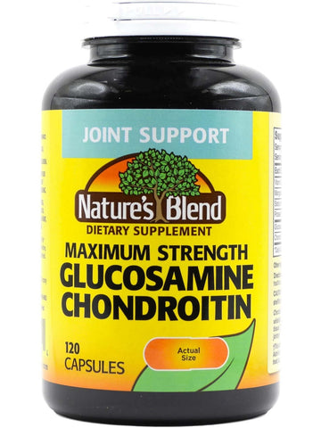 Nature's Blend, Maximum Strength Glucosamine Chondroitin, 120 Capsules