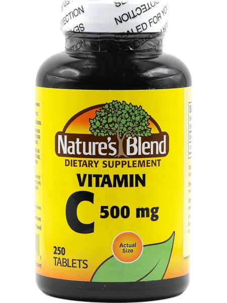 Nature's Blend, Vitamin C, 500 mg, 250 Tablets