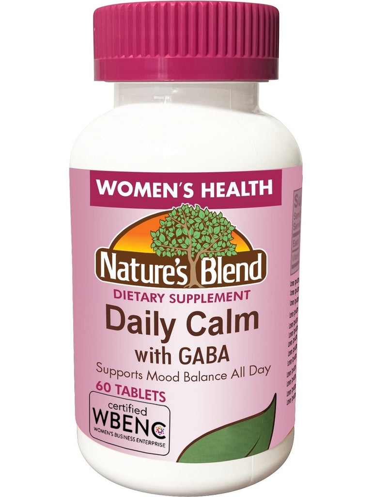 Nature's Blend, Daily Calm with GABA, 60 Tablets