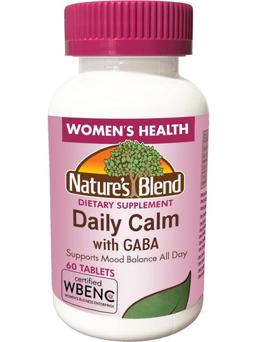 Nature's Blend, Daily Calm with GABA, 60 Tablets