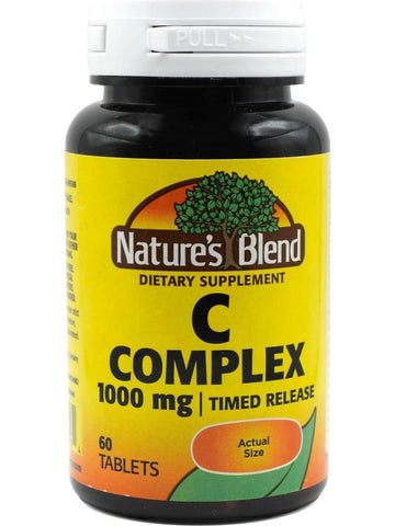 Nature's Blend, C Complex, Timed Release, 1000 mg, 60 Tablets