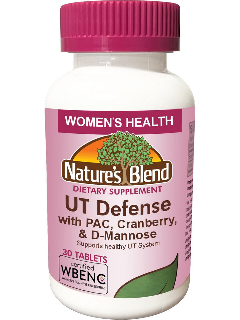 Nature's Blend, UT Defense with PAC, Cranberry, Dmannose, 30 Tablets