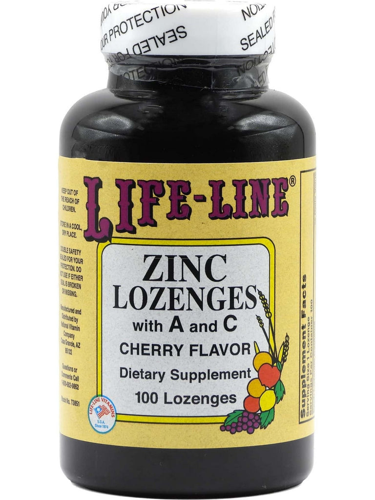 Nature's Blend, Zinc Lozenges with A & C & Bee Propolis, Cherry Flavor, 100 Lozenges