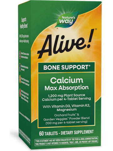 Nature's Way, Alive!® Calcium, 60 tablets