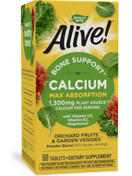 Nature's Way, Alive!® Calcium, 60 tablets