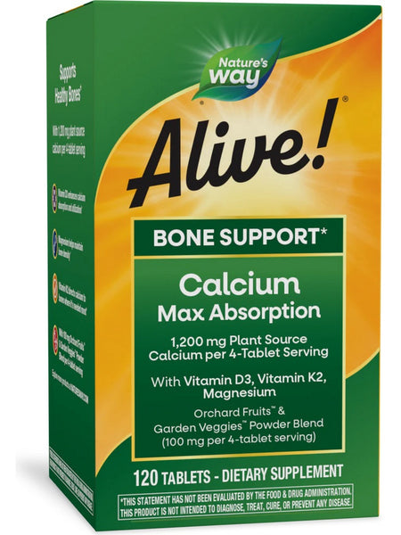 Nature's Way, Alive!® Calcium, 120 tablets