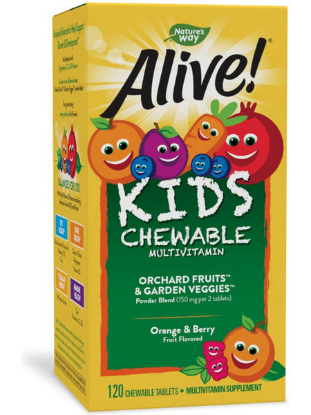 Nature's Way, Alive!® Children's Multi Chewables, 120 chewable tablets