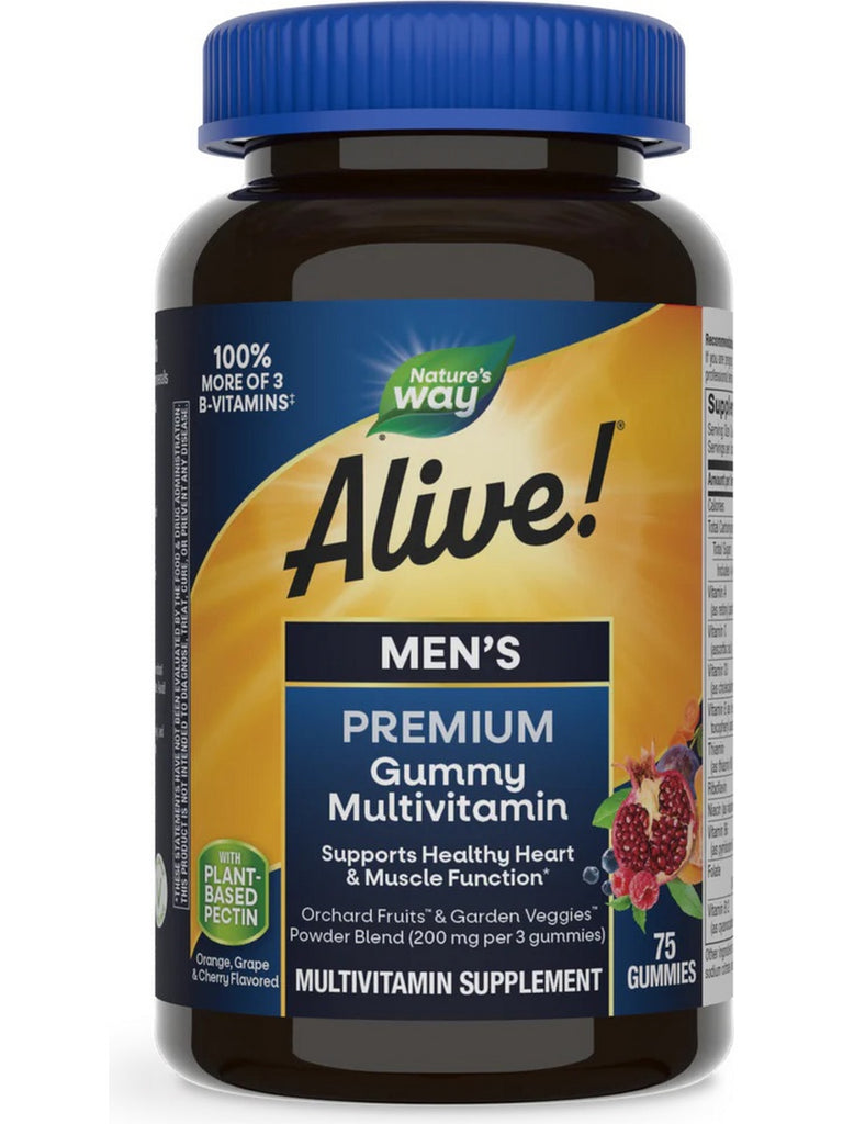 Nature's Way, Alive!® Men's Gummy Multi, 75 gummies