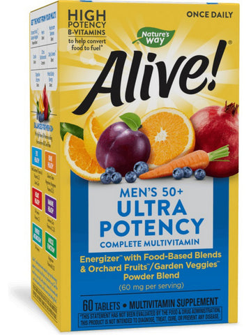 Nature's Way, Alive!® Once Daily Men's 50+ Ultra Potency, 60 tablets