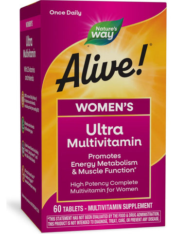 Nature's Way, Alive!® Once Daily Women's Ultra Potency, 60 tablets