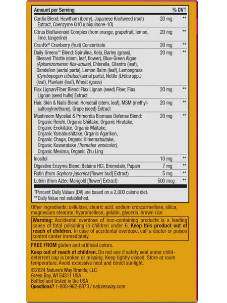 Nature's Way, Alive! Women's Ultra Multivitamin, 60 Tablets