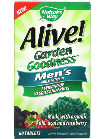 Nature's Way, Alive!® Garden Goodness™ Men's, 60 tablets
