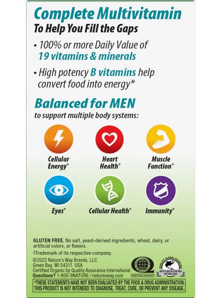 Nature's Way, Alive!® Garden Goodness™ Men's, 60 tablets