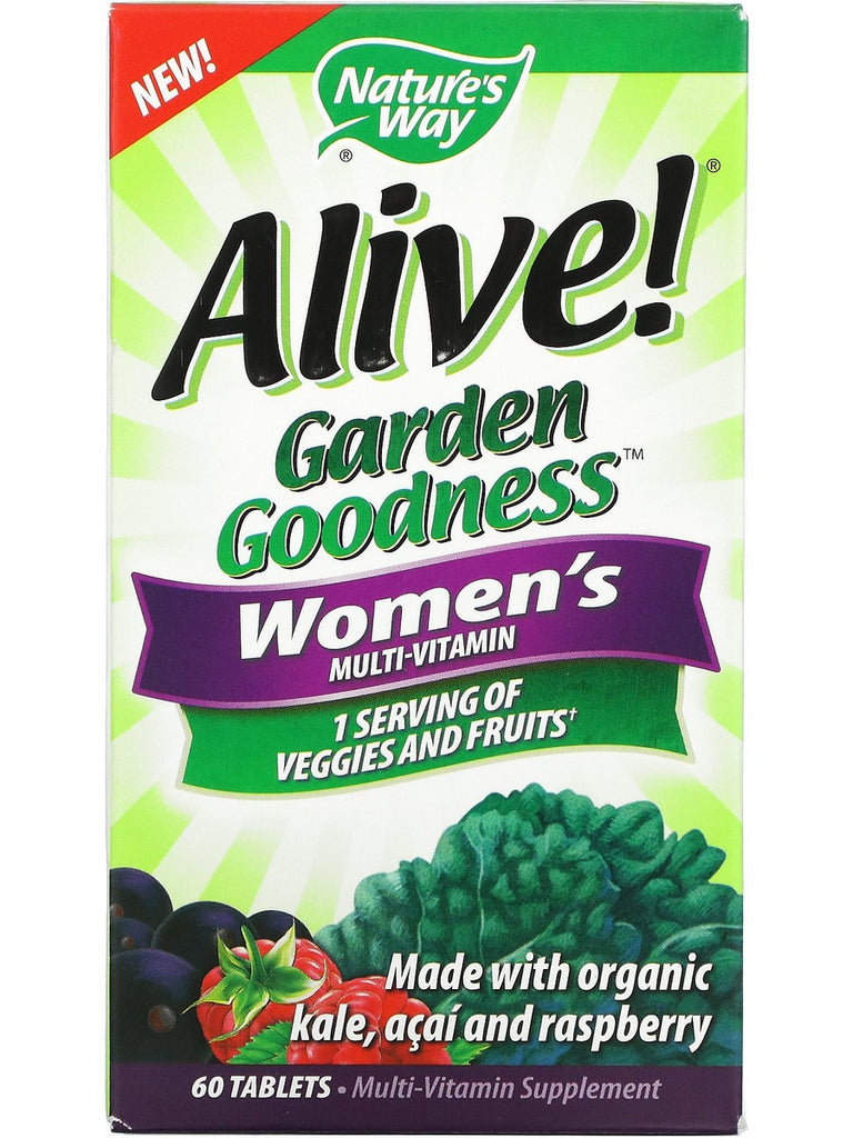 Nature's Way, Alive!® Garden Goodness™ Women's, 60 tablets