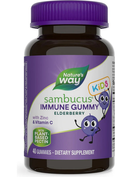 Nature's Way, Sambucus Kids Immune Support Gummies, 40 gummies