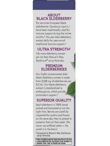 Nature's Way, Sambucus Drops, 6,400 mg, Elderberry, 1 fl oz