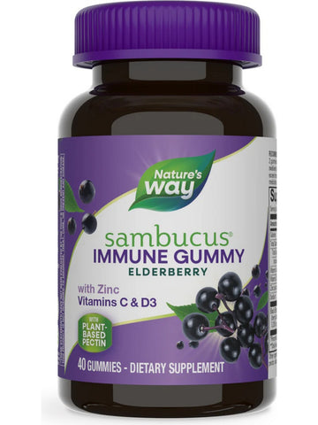 Nature's Way, Sambucus Immune Support Gummies, 40 gummies