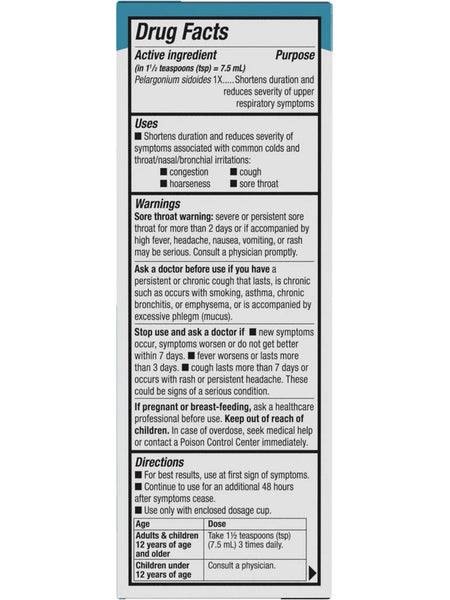 Nature's Way, Umcka ColdCare Syrup, Mint-Menthol, 8 fl oz