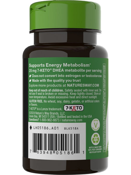 Nature's Way, 7-KETO DHEA Metabolite, 60 Capsules