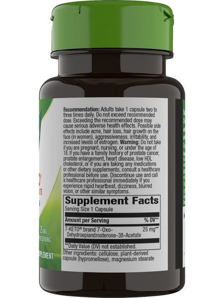 Nature's Way, 7-KETO DHEA Metabolite, 60 Capsules