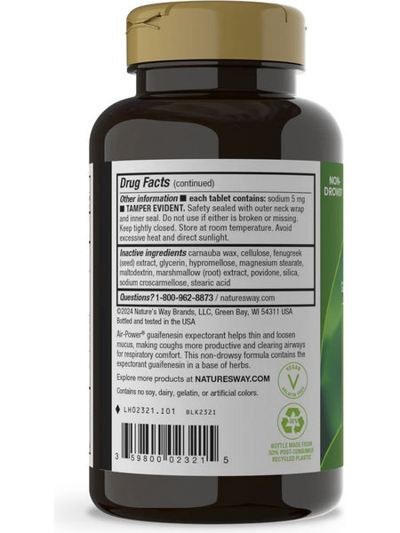 Nature's Way, Air-Power, 200 mg, 100 Tablets