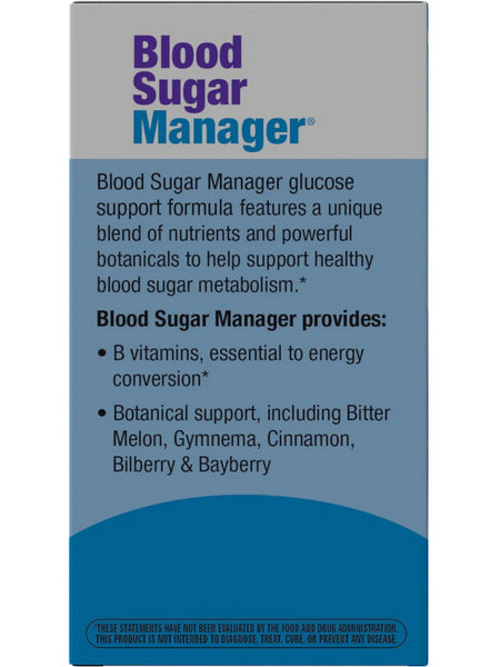 Nature's Way, Blood Sugar Manager®, 60 tablets