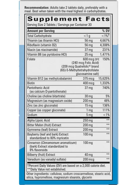 Nature's Way, Blood Sugar Manager®, 60 tablets