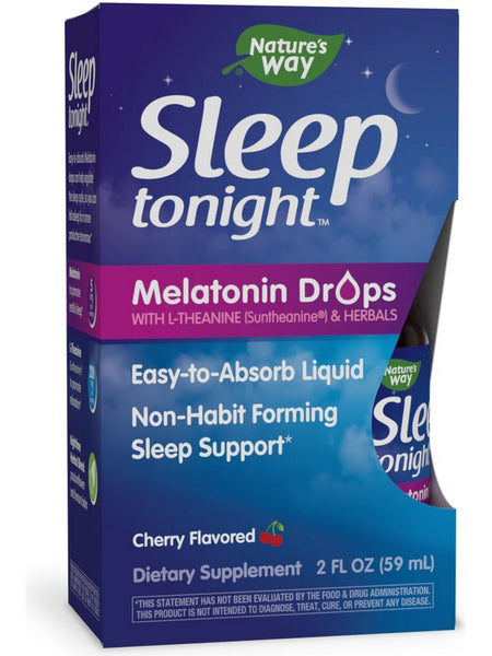 Nature's Way, Sleep tonight™ Melatonin Drops (Cherry), 2 fl oz