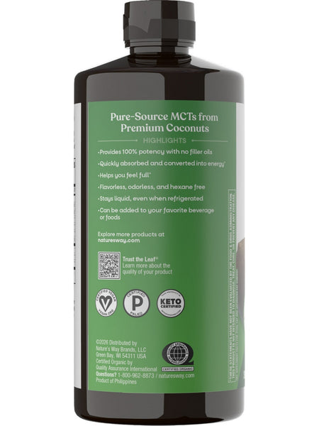 Nature's Way, Organic MCT Oil, 30 fl oz
