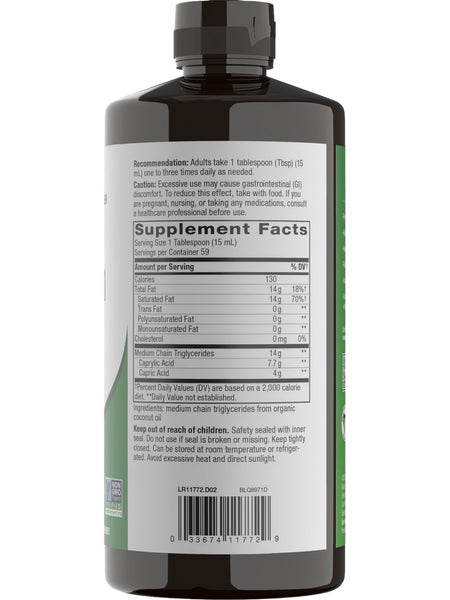 Nature's Way, Organic MCT Oil, 30 fl oz