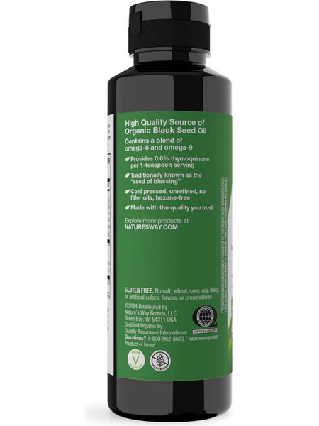 Nature's Way, Organic Black Seed Oil, 8 fl oz