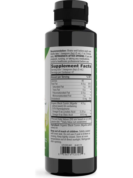 Nature's Way, Organic Black Seed Oil, 8 fl oz