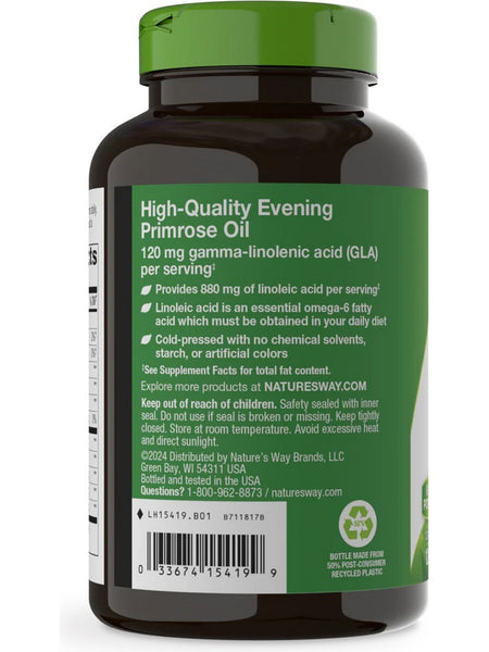 Nature's Way, Evening Primrose, 1,300 mg, 120 Softgels