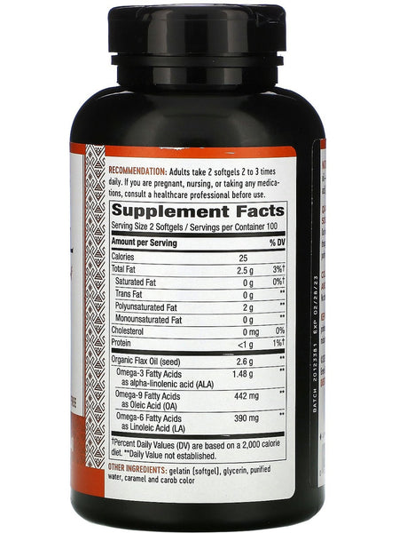 Nature's Way, Flax Oil Max Strength, 200 softgels