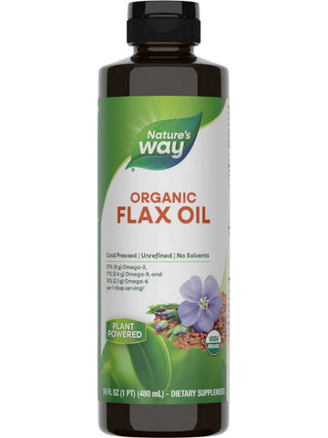 Nature's Way, Organic Flax Oil, 16 fl oz