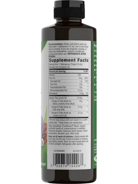 Nature's Way, Organic Flax Oil, 16 fl oz