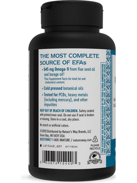 Nature's Way, Mega 3/6/9, Lime, 90 Softgels