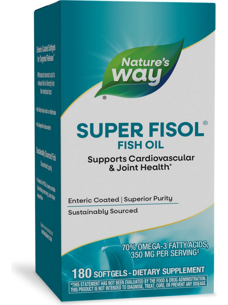 Nature's Way, Super Fisol™ Fish Oil, 180 softgels