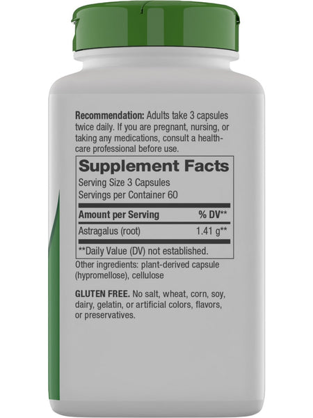 Nature's Way, Astragalus Root, 180 Vegan Capsules