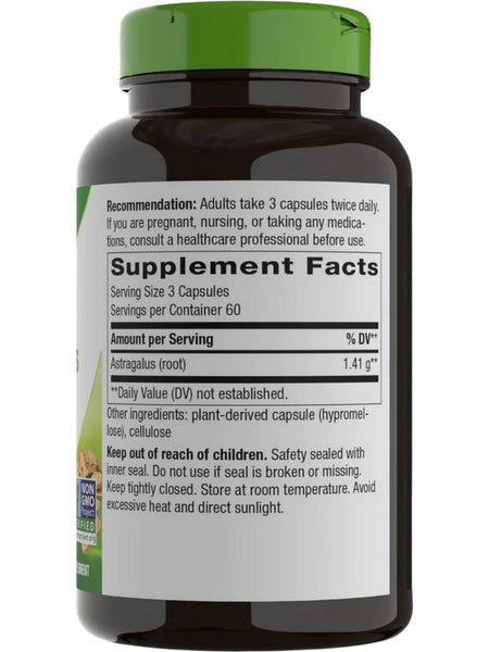 Nature's Way, Astragalus Root, 180 vegan capsules