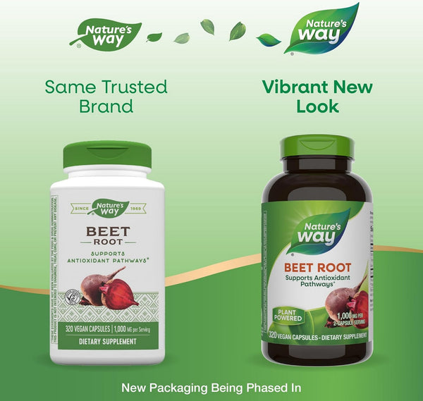 Nature's Way, Beet Root, 320 vegan capsules