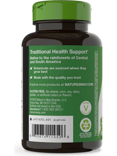 Nature's Way, Cat's Claw Bark, 100 vegan capsules