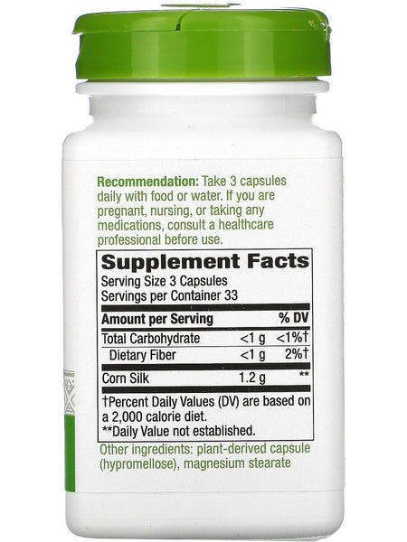 Nature's Way, Corn Silk, 100 vegan capsules