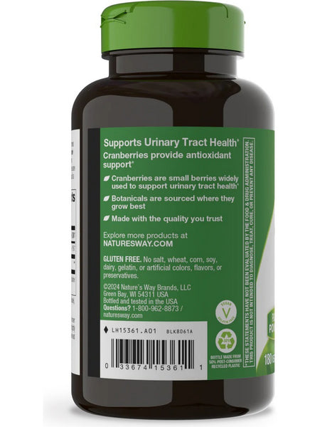 Nature's Way, Cranberry Fruit, 180 vegan capsules
