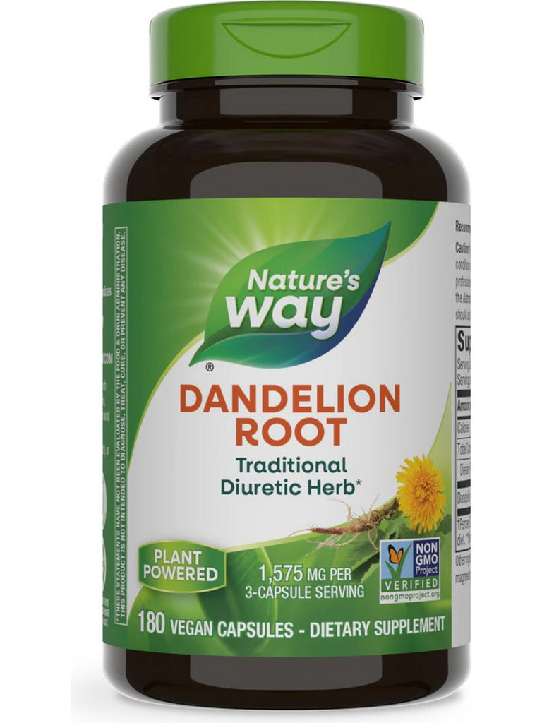 Nature's Way, Dandelion Root, 180 vegan capsules