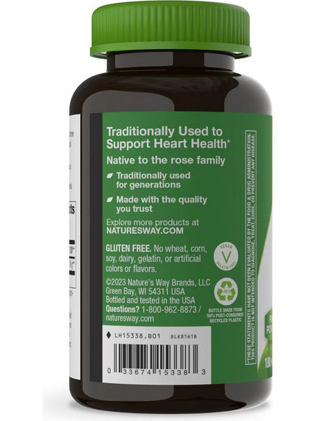 Nature's Way, Hawthorn Berries, 180 vegan capsules