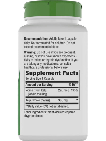 Nature's Way, Kelp, 363 mg, 180 Capsules