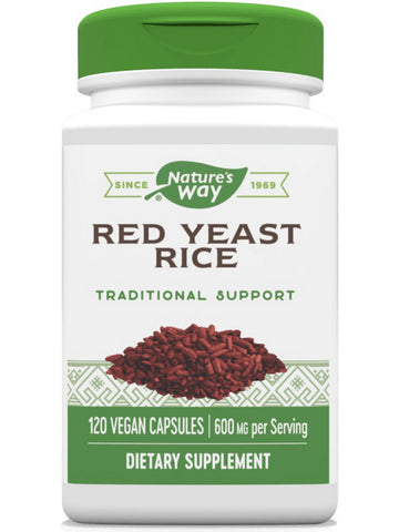 Nature's Way, Red Yeast Rice, 120 vegan capsules