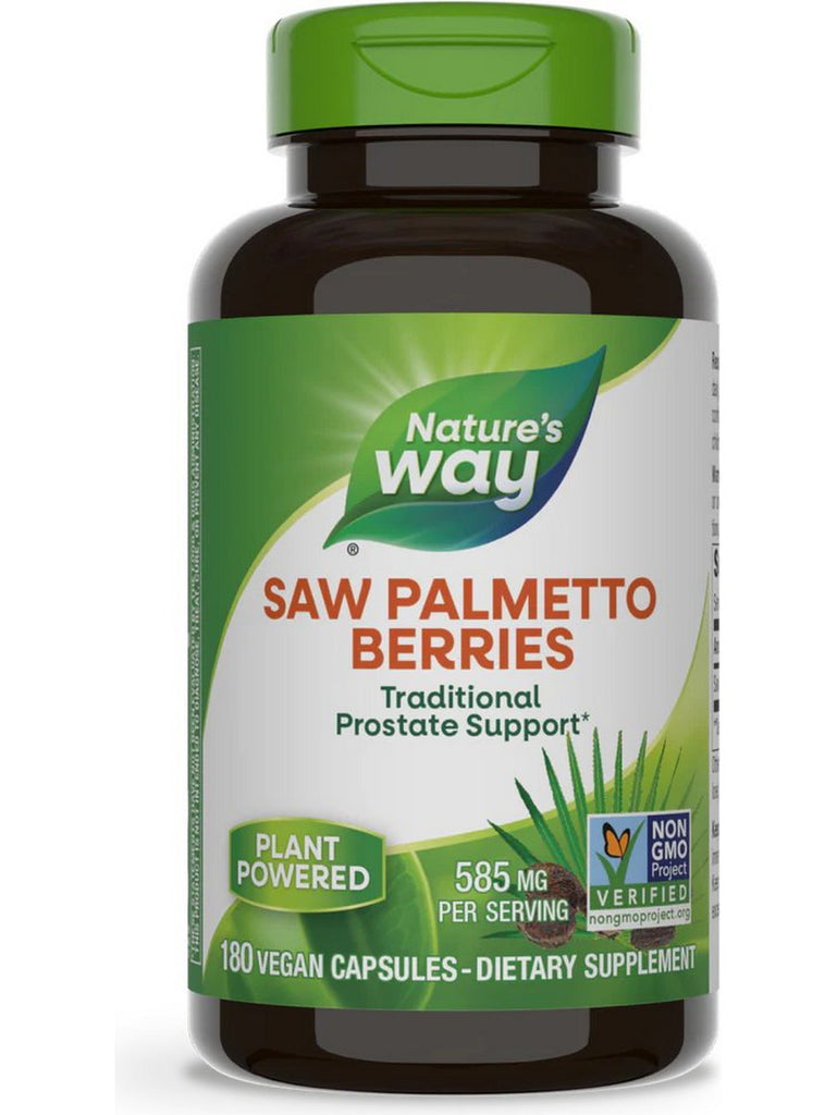 Nature's Way, Saw Palmetto Berries, 180 vegan capsules